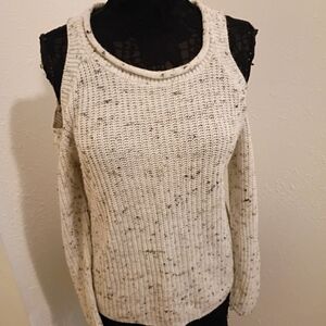 Elegant Speckled Knit Sweater for Women
